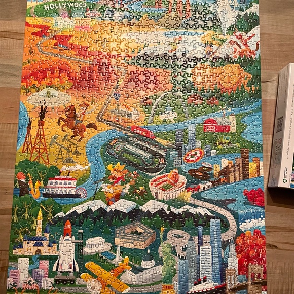 Colorcraft 1000 piece Puzzle! - Picture 4 of 4